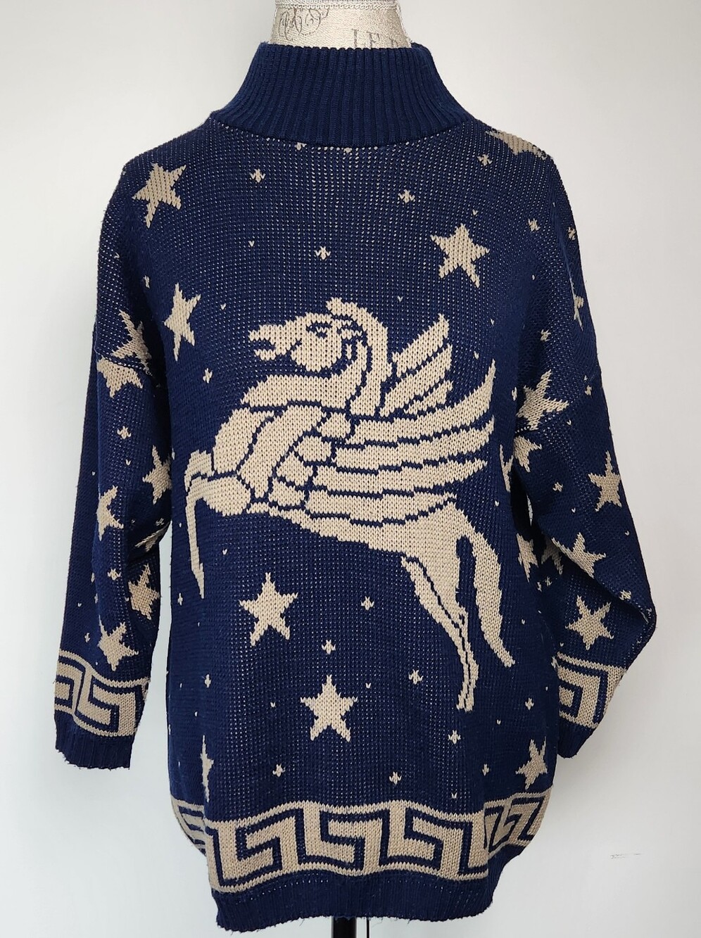 80s Constellation Pegasus Knit Sweater